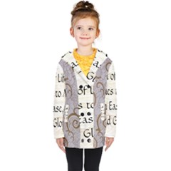 Kids  Double Breasted Button Coat 