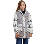 All of Life Come to Me with Ease Joy And Glory 1 Kid s Hooded Longline Puffer Jacket