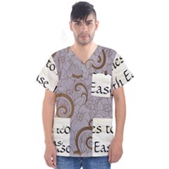 Men s V-Neck Scrub Top 