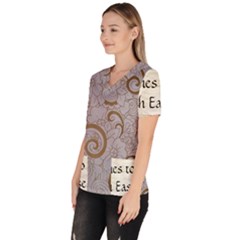 Women s V-Neck Scrub Top 