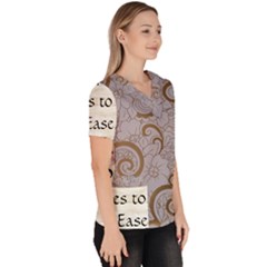 Women s V-Neck Scrub Top 