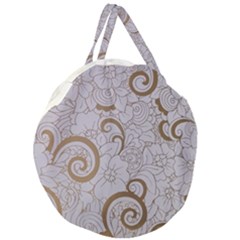 Giant Round Zipper Tote 