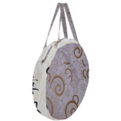 Giant Round Zipper Tote 