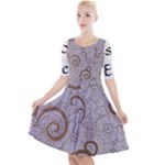 All of Life Come to Me with Ease Joy And Glory 1 Quarter Sleeve A-Line Dress