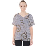 All of Life Come to Me with Ease Joy And Glory 1 V-Neck Dolman Drape Top