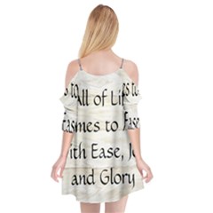 Cutout Spaghetti Strap Chiffon Dress 