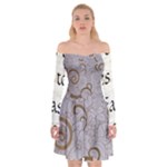 All of Life Come to Me with Ease Joy And Glory 1 Off Shoulder Skater Dress