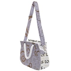 Rope Handles Shoulder Strap Bag 