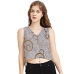 All of Life Come to Me with Ease Joy And Glory 1 V-Neck Cropped Tank Top