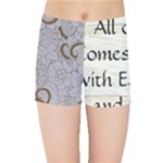 All of Life Come to Me with Ease Joy And Glory 1 Kids  Sports Shorts