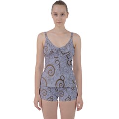 Tie Front Two Piece Tankini 