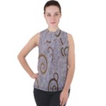 All of Life Come to Me with Ease Joy And Glory 1 Mock Neck Chiffon Sleeveless Top