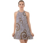 All of Life Come to Me with Ease Joy And Glory 1 Halter Tie Back Chiffon Dress