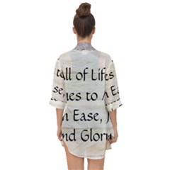 Open Front Chiffon Kimono 
