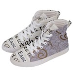 All of Life Come to Me with Ease Joy And Glory 1 Men s Hi-Top Skate Sneakers