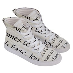 Men s Hi-Top Skate Sneakers 
