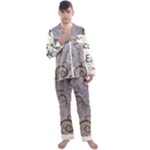 All of Life Come to Me with Ease Joy And Glory 1 Men s Long Sleeve Satin Pajamas Set