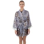All of Life Come to Me with Ease Joy And Glory 1 Long Sleeve Satin Kimono