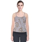 All of Life Come to Me with Ease Joy And Glory 1 Velvet Spaghetti Strap Top