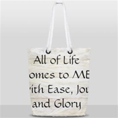 Full Print Rope Handle Tote (Small) 