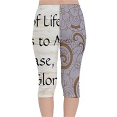 Velvet Capri Leggings  
