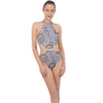 All of Life Come to Me with Ease Joy And Glory 1 Halter Side Cut Swimsuit