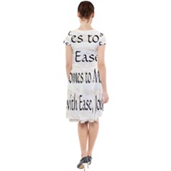 Cap Sleeve Midi Dress 