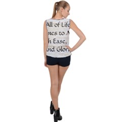 Bubble Hem Chiffon Tank Top 