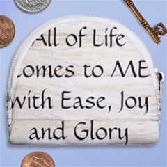 Horseshoe Style Canvas Pouch 