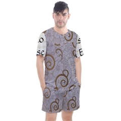 Men s Mesh T-Shirt and Shorts Set 