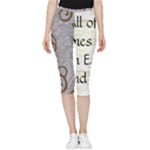 All of Life Come to Me with Ease Joy And Glory 1 Inside Out Lightweight Velour Capri Leggings 