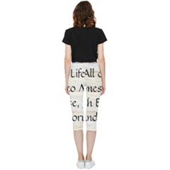 Inside Out Lightweight Velour Capri Leggings  