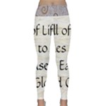 All of Life Come to Me with Ease Joy And Glory 1 Lightweight Velour Classic Yoga Leggings
