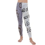 All of Life Come to Me with Ease Joy And Glory 1 Kids  Lightweight Velour Leggings