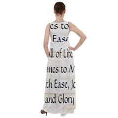 Empire Waist Velour Maxi Dress 