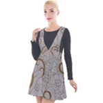 All of Life Come to Me with Ease Joy And Glory 1 Plunge Pinafore Velour Dress