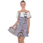 All of Life Come to Me with Ease Joy And Glory 1 Off Shoulder Velour Dress