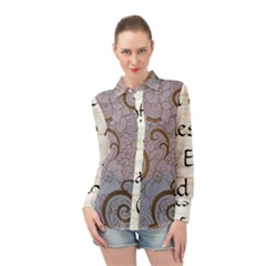 Long Sleeve Chiffon Shirt 
