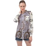 All of Life Come to Me with Ease Joy And Glory 1 Long Sleeve Satin Shirt