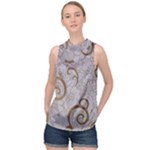 All of Life Come to Me with Ease Joy And Glory 1 High Neck Satin Top