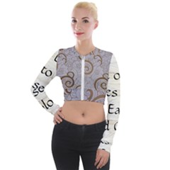 Long Sleeve Cropped Velvet Jacket 