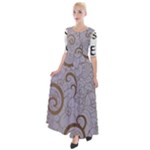 All of Life Come to Me with Ease Joy And Glory 1 Half Sleeves Maxi Dress
