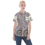 All of Life Come to Me with Ease Joy And Glory 1 Women s Short Sleeve Pocket Shirt