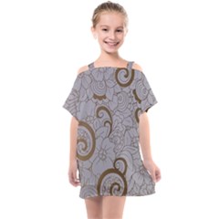 Kids  One Piece Chiffon Dress 