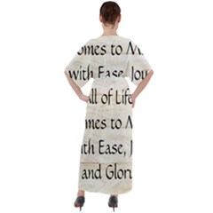 V-Neck Boho Style Maxi Dress 