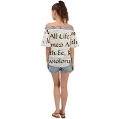 Off Shoulder Short Sleeve Top 