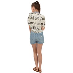 Tie Front Shirt  