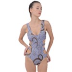 All of Life Come to Me with Ease Joy And Glory 1 Side Cut Out Swimsuit