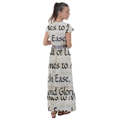 Flutter Sleeve Maxi Dress 