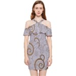 All of Life Come to Me with Ease Joy And Glory 1 Shoulder Frill Bodycon Summer Dress